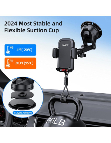 Adaptador de Coche Bluetooth 5.3 Magift A20 Pro 54W HiFi