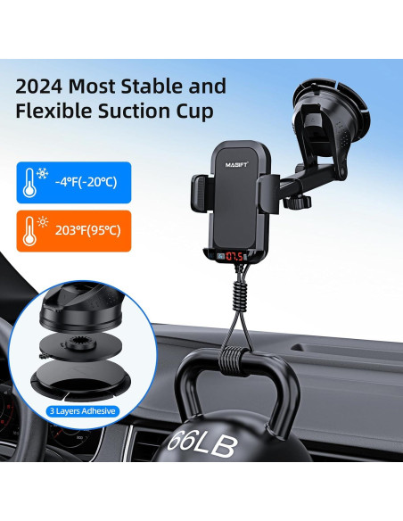 Adaptador de Coche Bluetooth 5.3 Magift A20 Pro 54W HiFi