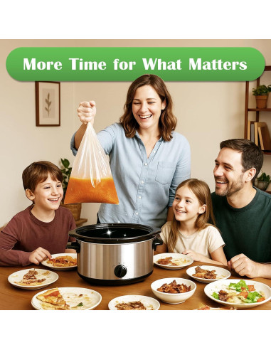 Forros Desechables para Olla de Cocción Lenta Noafocks 40 Pzas