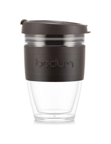 Taza de Viaje Bodum Joy Cup Doble Pared 226g 8oz Negra