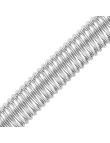 Tubo de Escape Flexible Acero Inoxidable 120cm Moioee