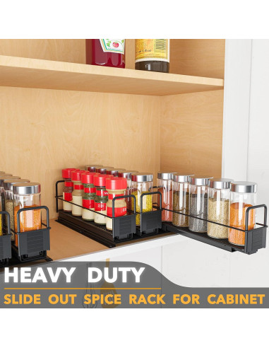 Organizador de Especias SpaceAid Extraíble con 3 Cajones