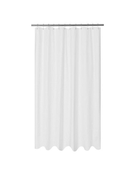 Cortina de Ducha Microfibra Sra. Awesome 180x244 cm Blanca