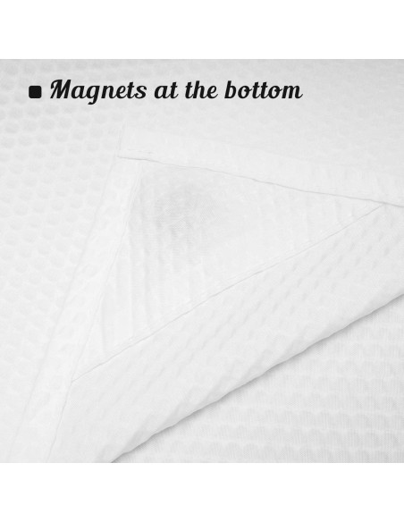 Cortina de Ducha Microfibra Sra. Awesome 180x244 cm Blanca