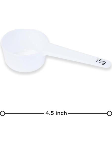 Juego de Cucharas Medidoras de Plástico Extrakt 6 Piezas