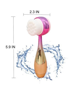 Cepillo Facial 2 en 1 OHES Doble Cara Silicona Suave 2