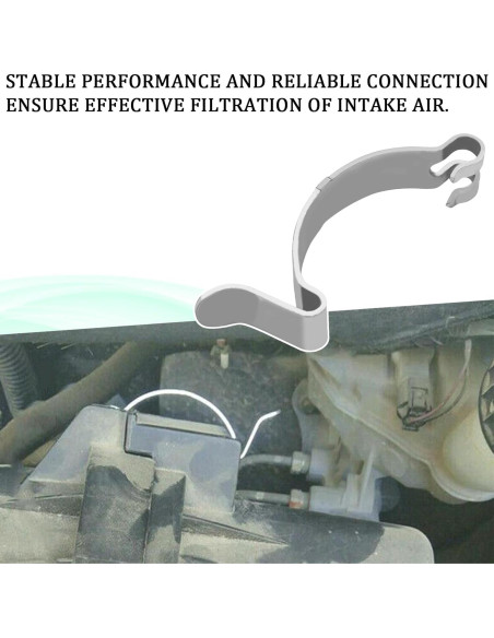 4 Clips de Filtro de Aire SWQS para Toyota - Acero Inoxidable