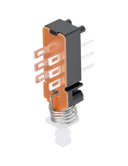 Interruptor DPDT 6 Pines Auto-bloqueante uxcell - 2 Pcs