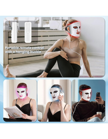 Máscara de Terapia de Luz LED Lovsheme T1 para Piel Radiante