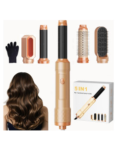 Estilizador de Aire 5 en 1 OKWRAP, Cepillo Secador y Rizador