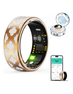 Anillo Inteligente HPLSZCN para Fitness y Sueño, IP68, Oro Rosa