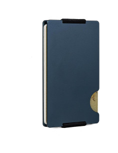 Billetera Minimalista Golridi para Hombres con Bloqueo RFID Azul 2
