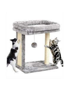 Árbol Rascador para Gatos SYANDLVY con Perchero y 2 Bolas