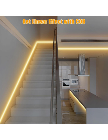 Cinta LED COB Ajustable Tatazone 1.5m 2700K-6500K Control Voz