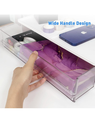 Organizador de Escritorio Harhana con Cajón Apilable 34.3 cm