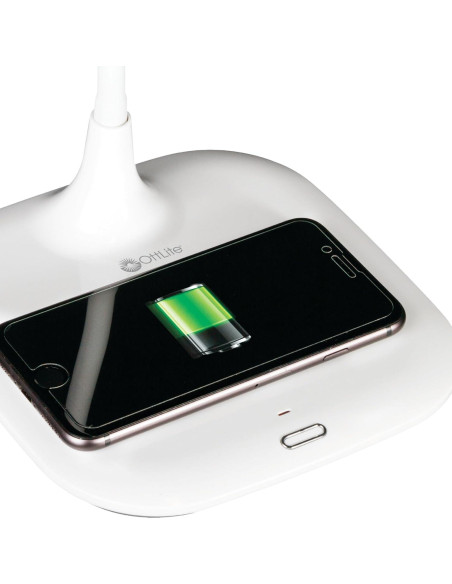 Lámpara de Escritorio LED OttLite Prevention 49.5 cm Carga Inalámbrica