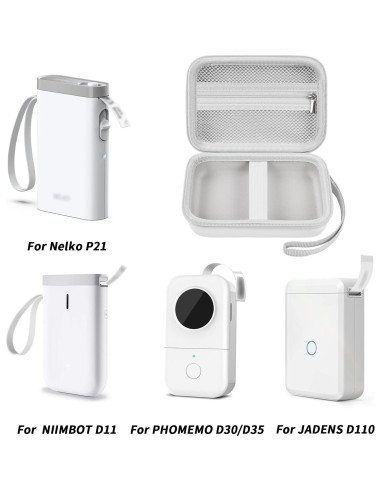 Estuche organizador COMECASE para impresora de etiquetas Nelko P21