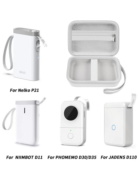 Estuche organizador COMECASE para impresora de etiquetas Nelko P21