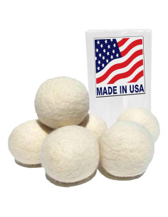 6 Pelotas de Secado de Lana Ecológicas A Little Green Bee