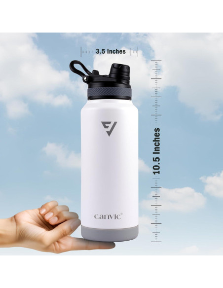 Botella de Agua Aislada Canvic DualSip 0.95L Acero Inoxidable