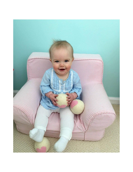 6 Pelotas de Secado de Lana Ecológicas A Little Green Bee