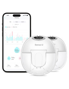 Extractor de Leche Eléctrico Sense-U Portátil 300mmHg 2 Paquete