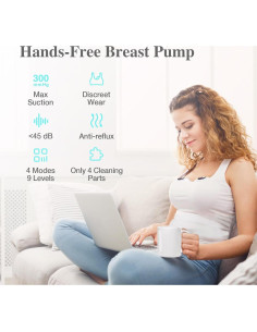 Extractor de Leche Eléctrico Sense-U Portátil 300mmHg 2 Paquete 2