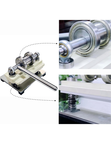 Cortadora de Troqueles KZU TY965 para Cuero y Papel 15.24 cm