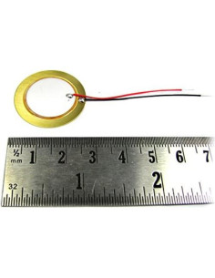 Paquete de 3 Piezos Piezoeléctricos 27mm con Cables Pre-soldados 2