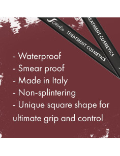 Lápiz Labial Impermeable Sorme - Castaño, Larga Duración 2