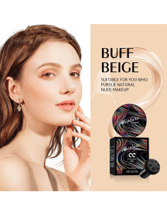 Crema CC Corrector Mate Larga Duración Cushion Beige Buff 90g 2