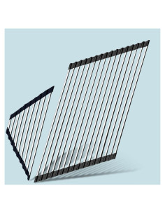 Escurridor de Platos Plegable Triangular ALIMART Acero Inoxidable