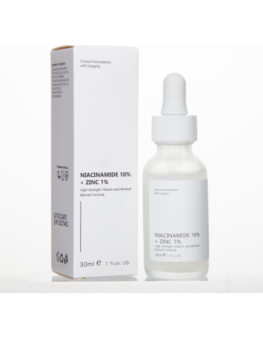 Suero Facial de Niacinamida 10% + Zinc 1% MIZEEYE 30ml