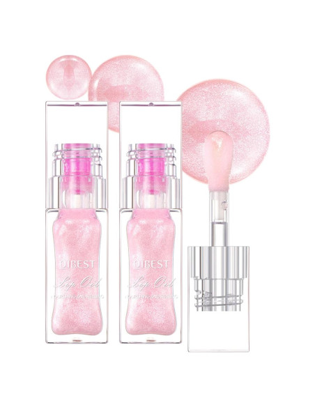 Aceite de Labios Cambiante de Color Bossup 2 Pcs Hidratante