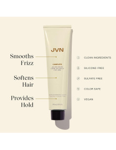 Crema para Peinar JVN 148 ml - Sin Calor, Hidratante y Suavizante 2