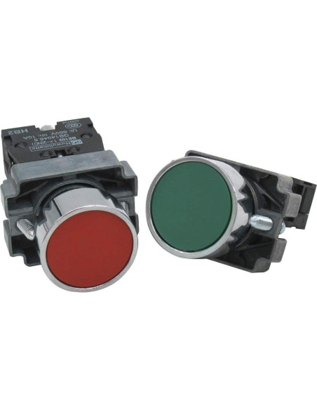 Interruptor de Botón Momentáneo mxuteuk 22mm Rojo y Verde 660V 10A