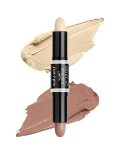 Paquete de Maquillaje Wet n Wild: Stick Contorno Doble Cara + Lápiz Labial Gel Morado 2