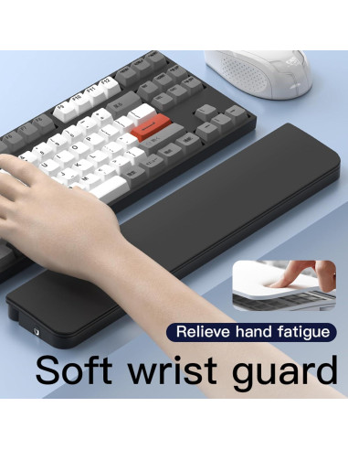 Reposamuñecas Ergonómico Hallocool con Kit de Limpieza 22-en-1