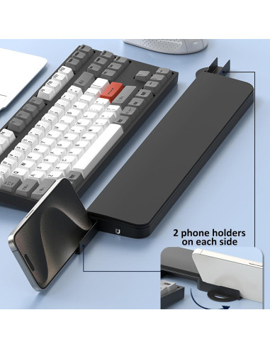 Reposamuñecas Ergonómico Hallocool con Kit de Limpieza 22-en-1