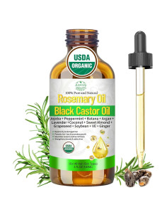 Aceite Capilar Orgánico MMPANG Romero y Ricino 118 ml