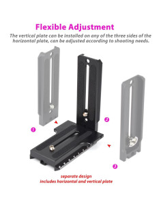 Soporte L Montaje Vertical Akeipho para Zhiyun Weebill-S y DJI Ronin-S 2