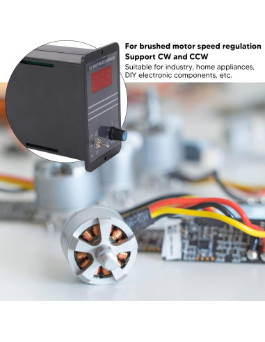 Controlador de Velocidad de Motor DC Hilitand 12-36V 60A Digital