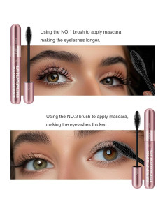 Máscara de Pestañas 2 en 1 GHFCZOO, Alargamiento y Volumen 2