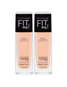 Base de Maquillaje Maybelline Fit Me Dewy + Smooth Marfil 2 Unidades