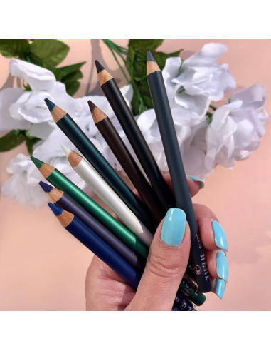 Lápiz Definidor de Ojos Zuzu Luxe Verde Azulado Resistente al Agua