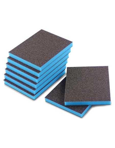 8 Piezas Esponjas de Lijado Jamiikury 60 Granos Lavables 100x120mm