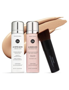 Juego de Base AirBrush Jerome Alexander - Set 3 Piezas con Primer y Brochas