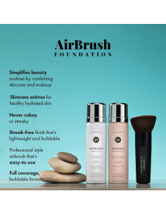 Juego de Base AirBrush Jerome Alexander - Set 3 Piezas con Primer y Brochas 2