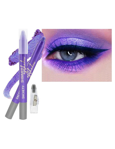 Lápiz de Sombra de Ojos Morado Daeuwiutr - Impermeable y Cremoso
