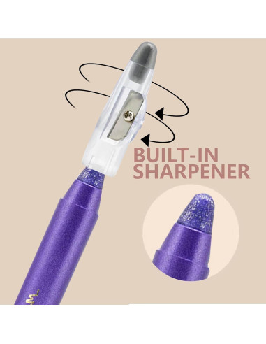 Lápiz de Sombra de Ojos Morado Daeuwiutr - Impermeable y Cremoso